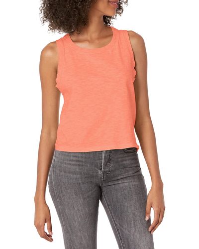 Lucky Brand Sleeveless Crew Neck Muscle Tank Top - Multicolor