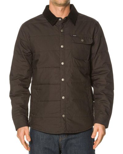 Brixton Cass Tailored Fit Quilted Jacket - Black
