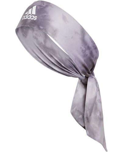 adidas Alphaskin Tie Headband - Purple