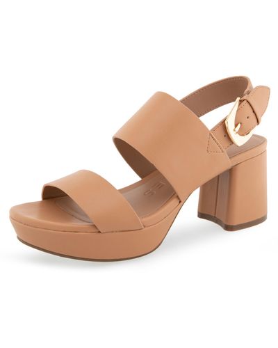 Aerosoles Camilia Heeled Sandal - Brown