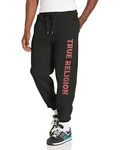 True Religion Brand Jeans Antique Classic Fleece Jogger - Black