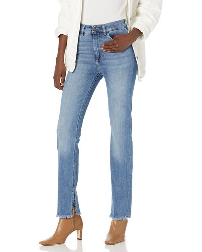 DL1961 Mara High Rise Straight Fit Jeans - Blue