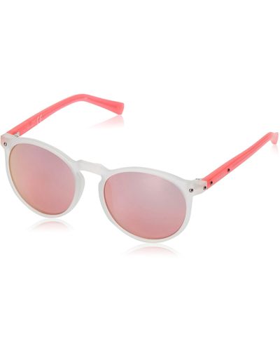 Calvin Klein R740s Round Sunglasses - Pink