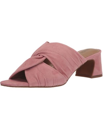 NYDJ Mule Heeled Sandal - Pink