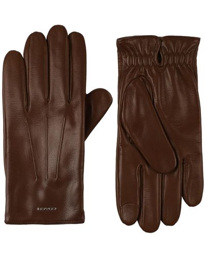 COACH Tech Nappa Glove - Brown