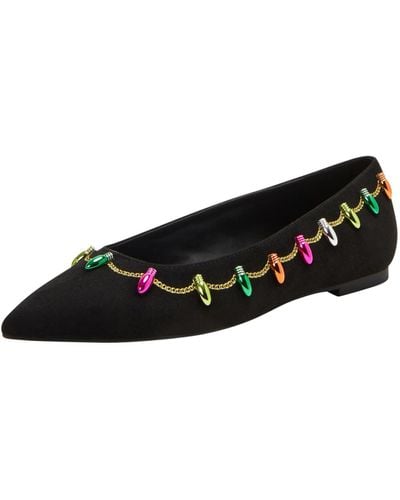 Katy Perry The Hollie Christmas Flat Ballet - Black
