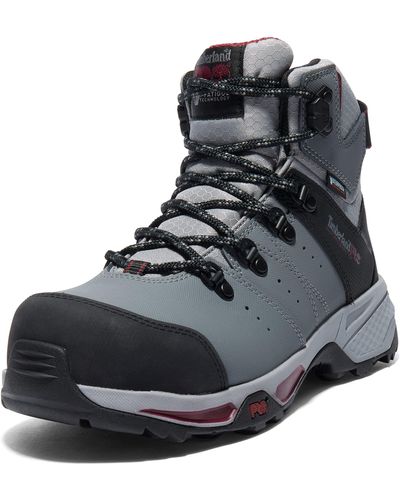 Timberland Switchback 6 Inch Composite Safety Toe Waterproof Industrial Hiker Work Boot - Black