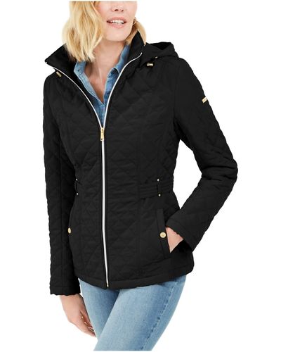 Laundry by Shelli Segal Anorak Quilted Jacket - Black