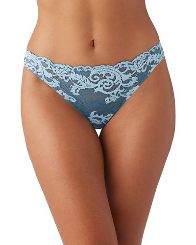 Wacoal Instant Icon Thong - Blue