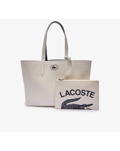 Lacoste Shopping Bag - White