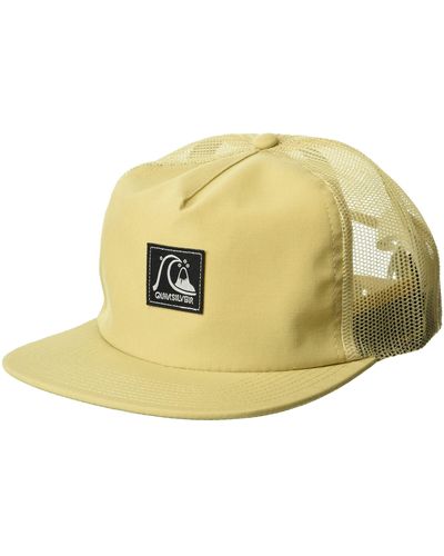 Quiksilver Checked Out Snapback Trucker Hat - Yellow
