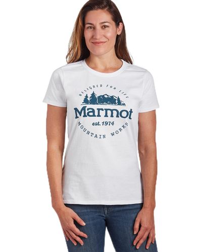 Marmot Culebra Peak Short-sleeve T-shirt - White