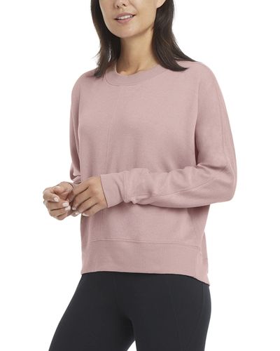 Danskin Long Sleeve Wash Pullover - Pink