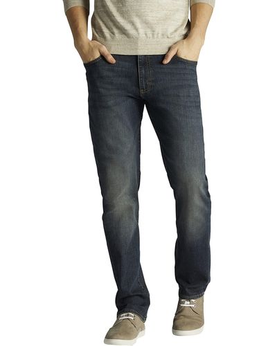 Lee Jeans Afunacalça ilada Motionررر ررر ورر ر اللل ل لرل ل ر لل ابور ل ل Performance Series Extreme Motion Straight Fit Tapered - Blau