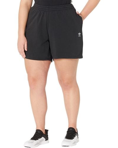 adidas Originals Plus Size Essentials Fleece Shorts - Black