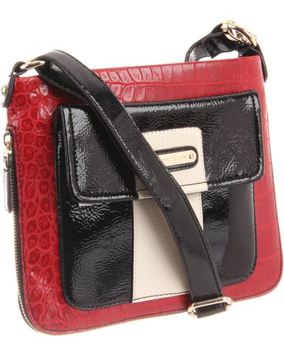 Anne Klein New On The Block Cross Body,red/multi,one Size