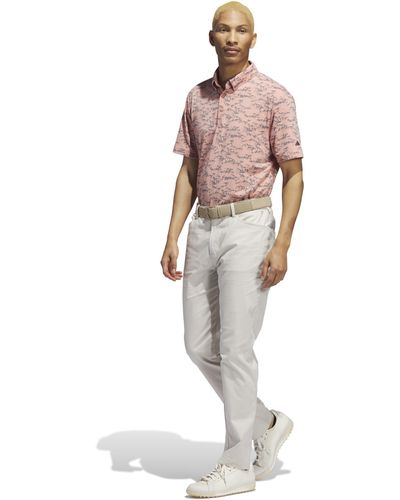 adidas Go-to Printed Polo Shirt - Pink