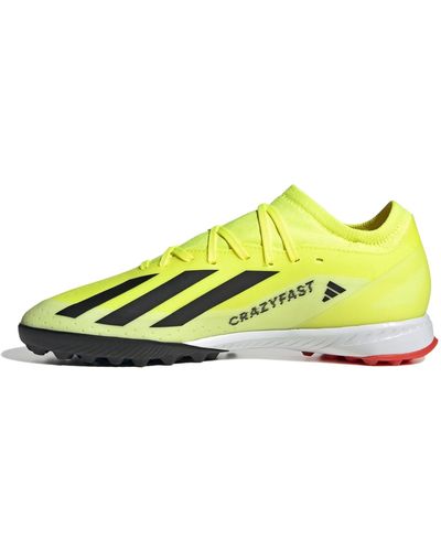 adidas X Crazyfast League Turf Sneaker - Yellow