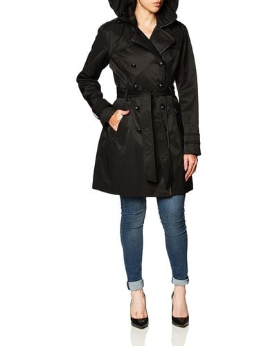 Guess Double Breasted Trenchcoat - Black