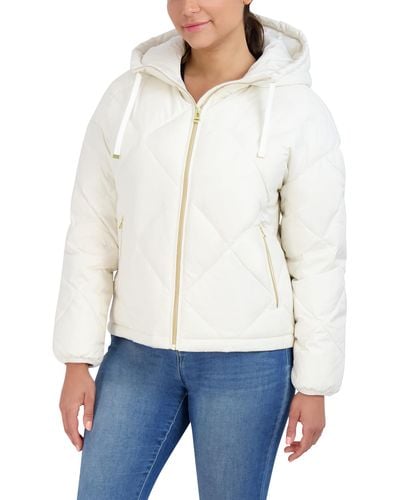 Cole Haan Essential Diamond Quilted Jacket - White