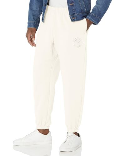 True Religion Relaxed Buddha Face Jogger - White