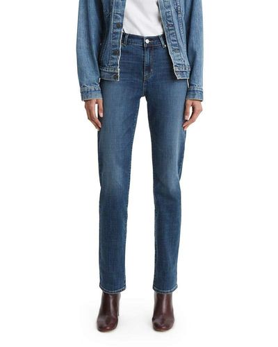 Levi's Plus-size 414 Classic Straight Jeans - Blue