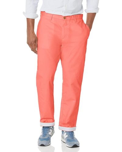 Tommy Hilfiger Mens Comfort Chino Casual Pants - Pink