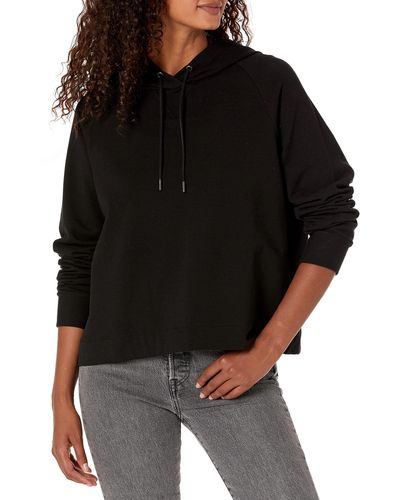 Majestic Filatures French Terry Pullover Hoodie - Black