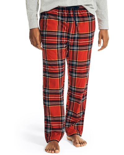 Nautica Sustainably Crafted Sleep Pant - Red