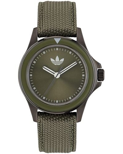 adidas Green Fabric Strap Watch