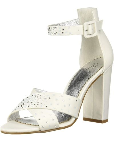 Adrianna Papell Maddy Heeled Sandal - White