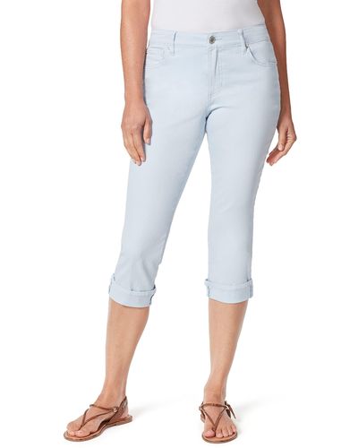 Bandolino Women's Utility Pull On High Rise Straight Leg Capri