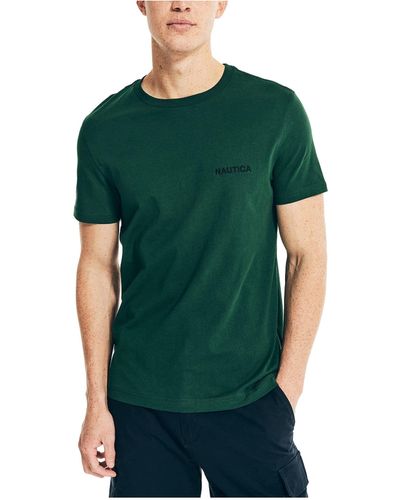Nautica Short Sleeve Crew Neck T-shirt - Green