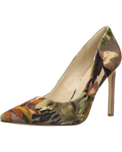 Nine West Tatiana Fabric Pump - Natural