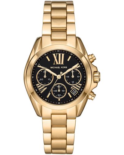 Michael Kors Bradshaw Chronograph Gold-tone Stainless Steel Watch - Metallic
