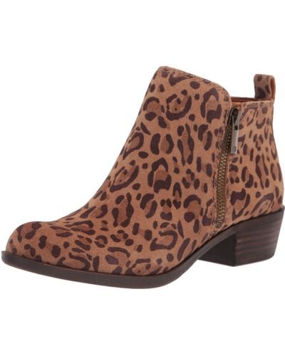 Lucky Brand Basel Bootie Ankle Boot - Brown