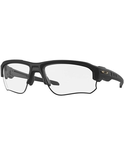 Oakley Oo9228 Speed Jacket Oval Sunglasses, Black/clear, 67 Mm