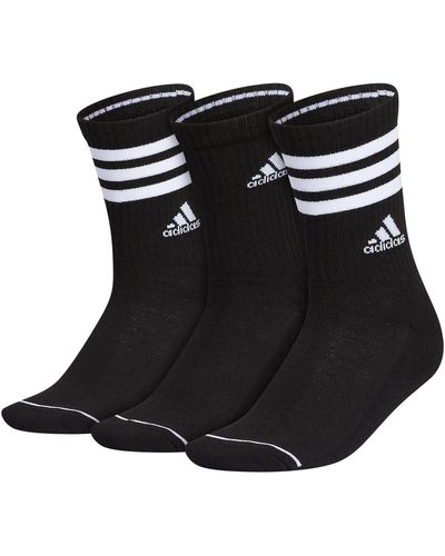 adidas 3-stripe Crew Socks - Black