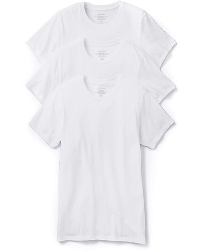 White Calvin Klein Clothing for Men