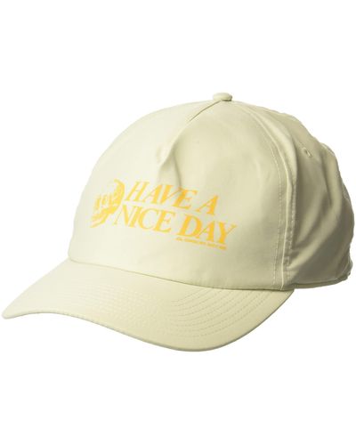 Quiksilver Branded Cap Snapback Hat - Yellow