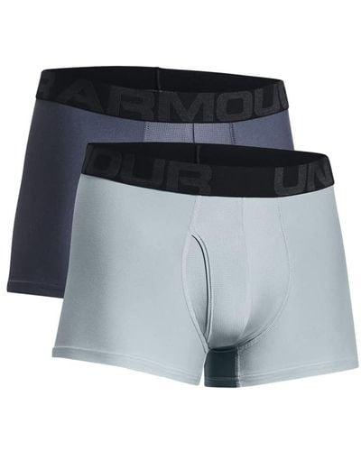 Under Armour Tech 3-inch Boxerjock 2-pack Underwear in Blue for