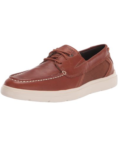 Rockport Total Motion Lite Boat Shoe - Brown