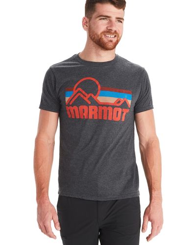 Marmot Coastal Short Sleeve T-shirt - Blue