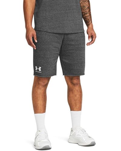 Under Armour Rival Terry Shorts, - Gray