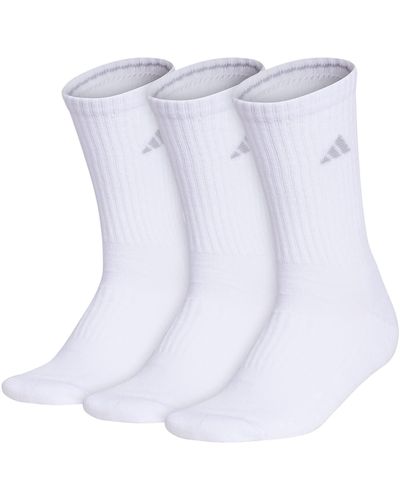 adidas Cushioned Crew Socks - White