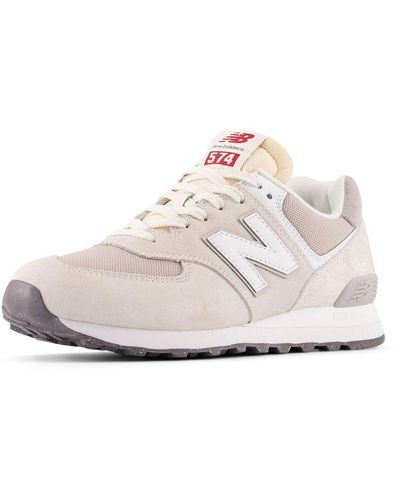 New Balance Adult 574 V2 70s Racing Trainer - White