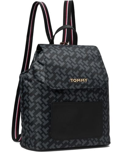 Tommy Hilfiger Jennie Ii Flap Backpack - Black