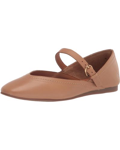 Lucky Brand Albajane Mary Jane Flat - Natural