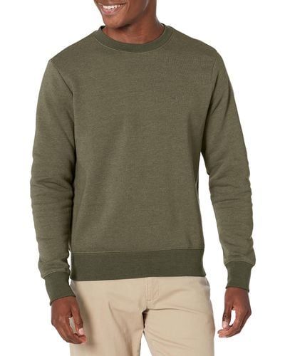 Dockers Regular Fit Long Sleeve Crewneck Sweatshirt, - Green