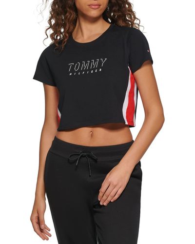 Tommy Hilfiger Performance Graphic T-shirt - Black